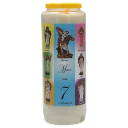 Noveenkaars / wit / 7...