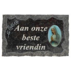 Plate of cemeteries Aan...