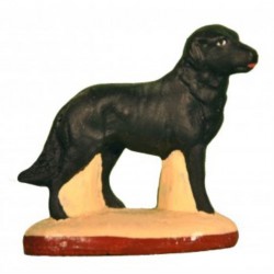 Santon Gateau 7 Cm Black Dog