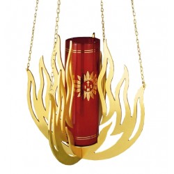 Lampe St Sacrement    H 35 Cm