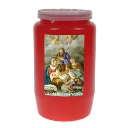 Candle 3 Days / red / Nativity