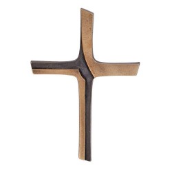 Wall Cross Bronze 10 X 15 Cm