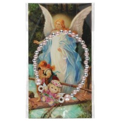 Elastic bracelet with pink...