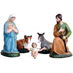 Crèche de Noël en résine...
