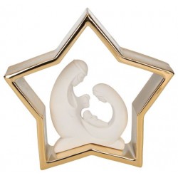 Nativité en résine blanche...