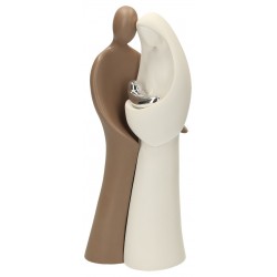 Nativité en résine blanche...