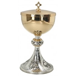 Ciboire doré - H 25 - diam...