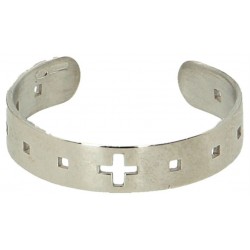 Ring zilver met rhodium met...