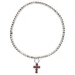 Bracelet métal argenté avec...