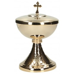 Ciborie verguld H 19.5 cm