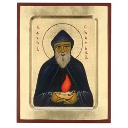 Icon 18 X 14 cm Holy Charbel