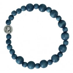 Armband op elastiek Hout...
