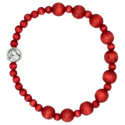 Bracelet sur élastique Bois...