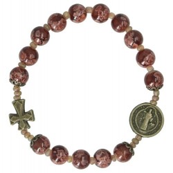 Armband op elastiek - zwart...
