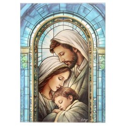 Glazen kader met Heilige...