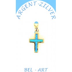 Croix  Argent doré "Opal"...