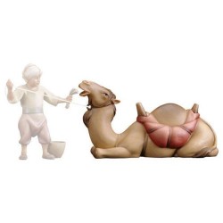 Chameau couché : crèche de...